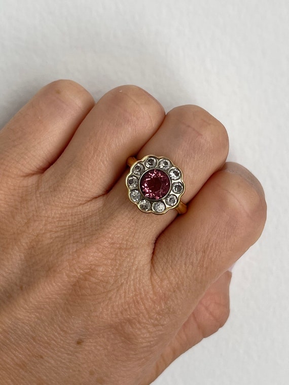 Vintage Diamond Cluster Floral Ring | Plaza Jewellery English Vintage  Antique Unique Jewellery