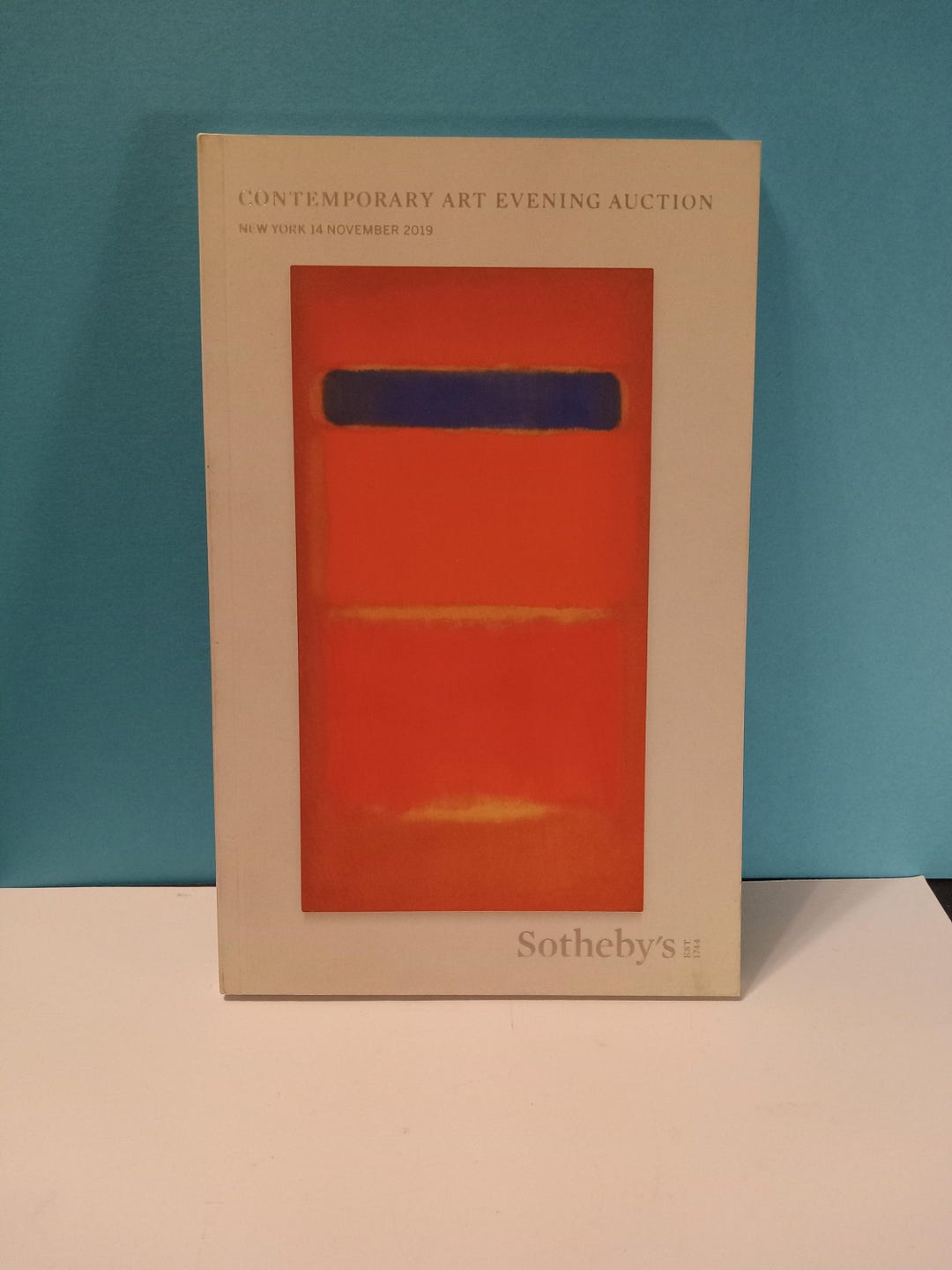 Auction Book Example Contemporary Art Evening Auction Book - Sotheby's - New - (NBPE#2799E ...