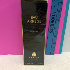 Lanvin - Paris - Vintage - New - Sealed - 4 oz. - Black/Gold - (NBPE#685)