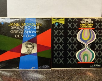 2 Kapp High Fidelity - Great Songs From Shows of the Century & Songs of the Fabulous Century - (NBPE#1056)