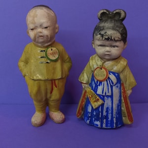 Unique Asian Figure&#39;s - Lotus Blossum - Chang - Made in Japan - (NBPE#1M/208)