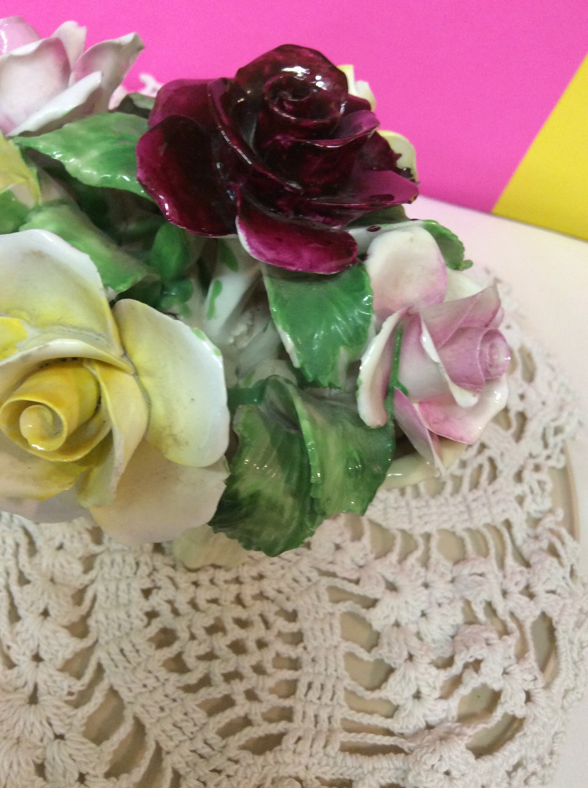 薔薇一輪 BONE CHINA Vintage Crown Royal Bone China - Various Color of Rose