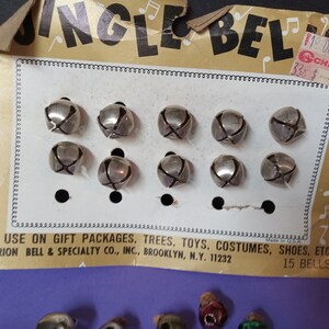 21 Misc. Vintage Metal/Brass Jingle Bells Various Sizes NBPE2458E image 6
