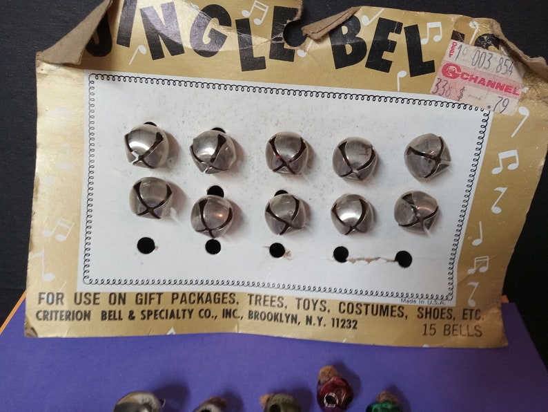 21 Misc. Vintage Metal/Brass Jingle Bells Various Sizes NBPE2458E image 6