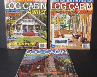 3 Ausgaben - 2016 Log Cabin Magazines - (NBPE#2438E)