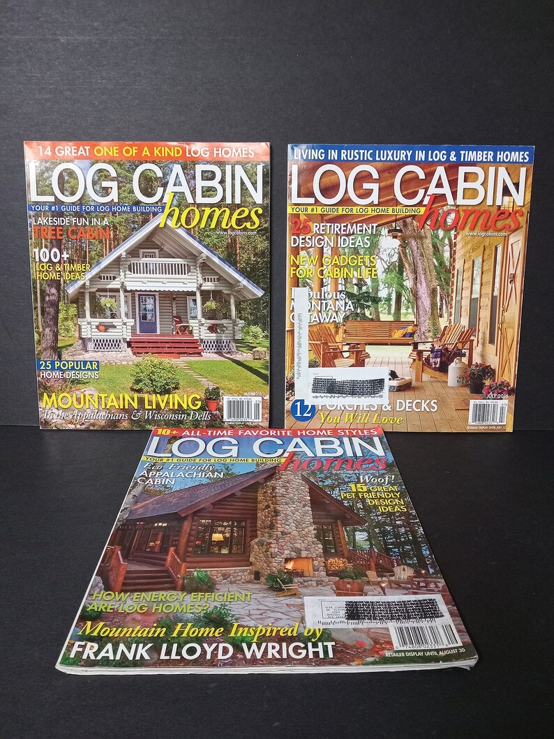 3 Ausgaben 2016 Log Cabin Magazines NBPE2438E Bild 1