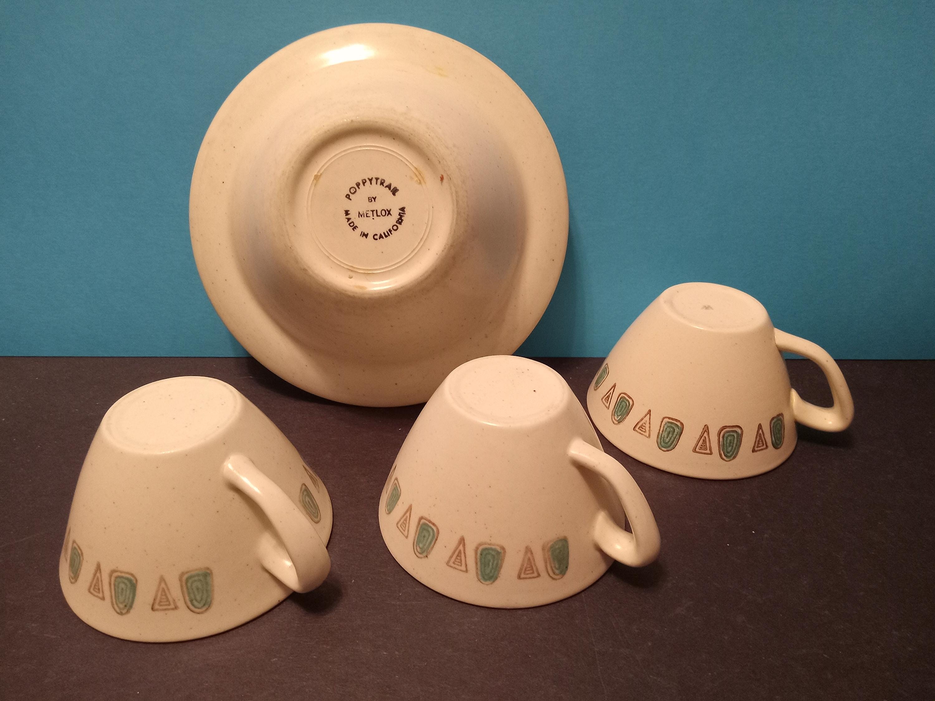 Vintage Navajo Pattern - Poppytrail by Metlox - Mint - (NBPE#2888