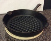 Vintage Wagners 1891 Original Cast Iron Fat Free Fryer 11 3 8 quot - (NBPE 861)