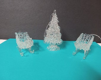 Crystal Christmas Tree. Clear Art Glass Art Spruce Tree. 6 Tall Pine. –  Anything Discovered
