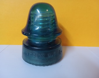 Hemingway 19 - Blue - Glass Insulator - (NBPE#1M/212)