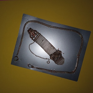 2 Vintage Watch Fobs - Chain & Pocket Clip - (NBPE#2152E)