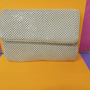 Vintage Whiting & Davis Metal Mesh Clutch - (NBPE#1M/122)