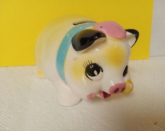 愛らしい貯金箱 - 日本製 - 陶器製 - (NBPE#1688SB) - Etsy 日本