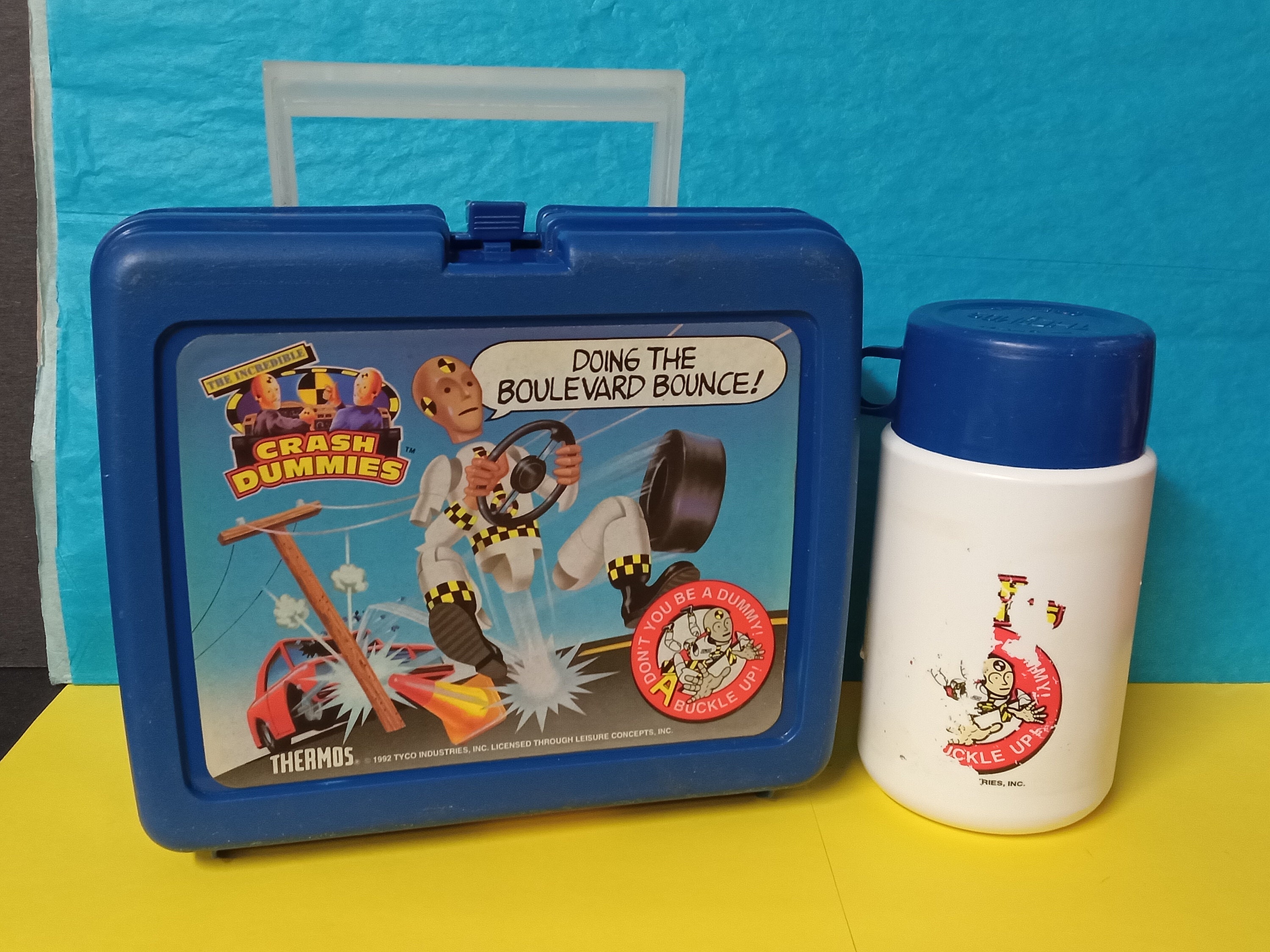 1992 Crash Dummies Lunch Box and Thermos - (NBPE#2261) - Etsy