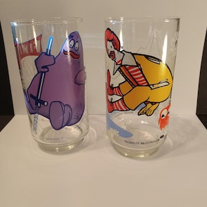2 Vintage Mcdonald&#39;s 1977 McDonaldland Action Series - (NBPE#2716D)