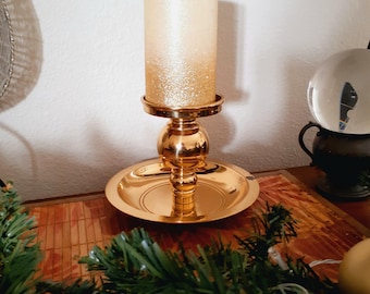 Solid Brass Candlestick Holder Partylite