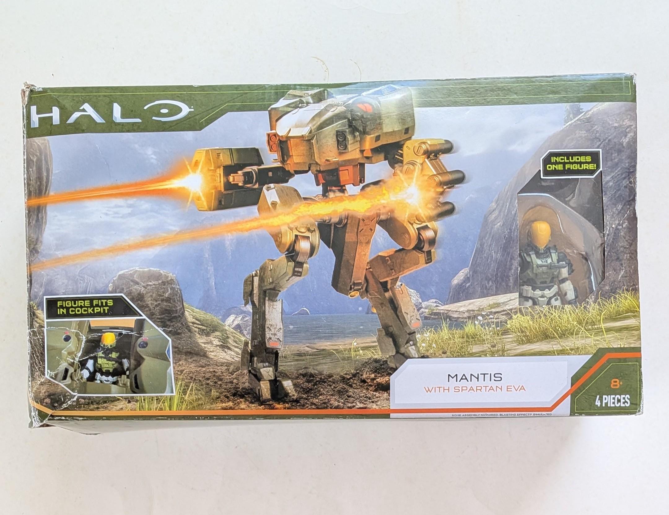 World of Halo Mantis Vehicle Mech With Spartan Eva Action Figure