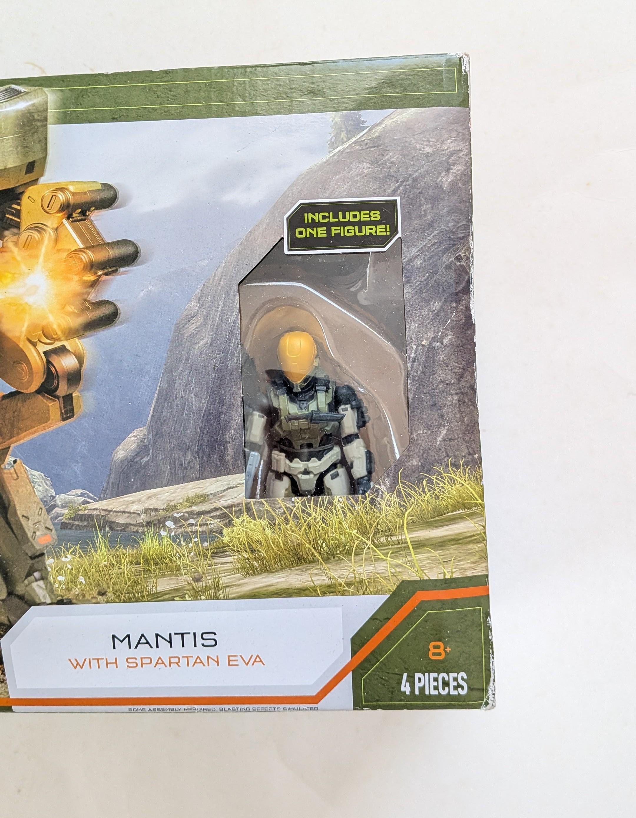 Halo Figures Halo Mantis With Spartan Eva World Of Halo Mantis