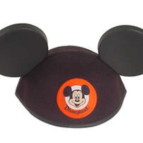 Erwachsene Disneyland personalisierte Micky Maus Ohrhut - Schwarz