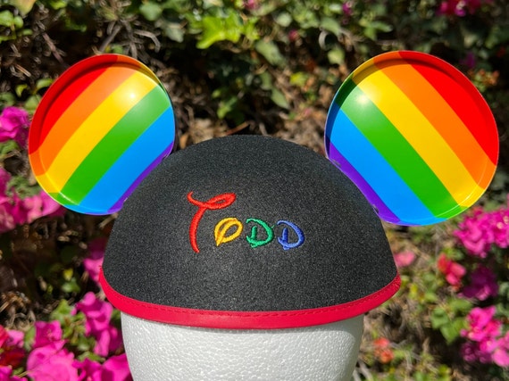 Personalized Rainbow Pride Mickey Mouse 