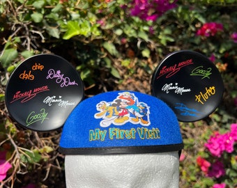 Personalized Disneyland My First Visit Ear Hat - Adult Size