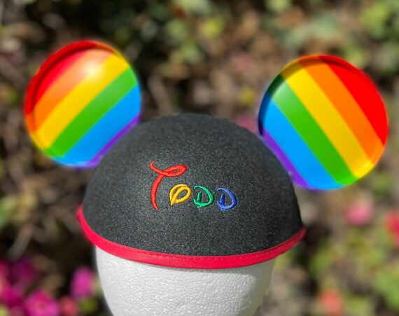 Personalized Rainbow Pride Mickey Mouse 