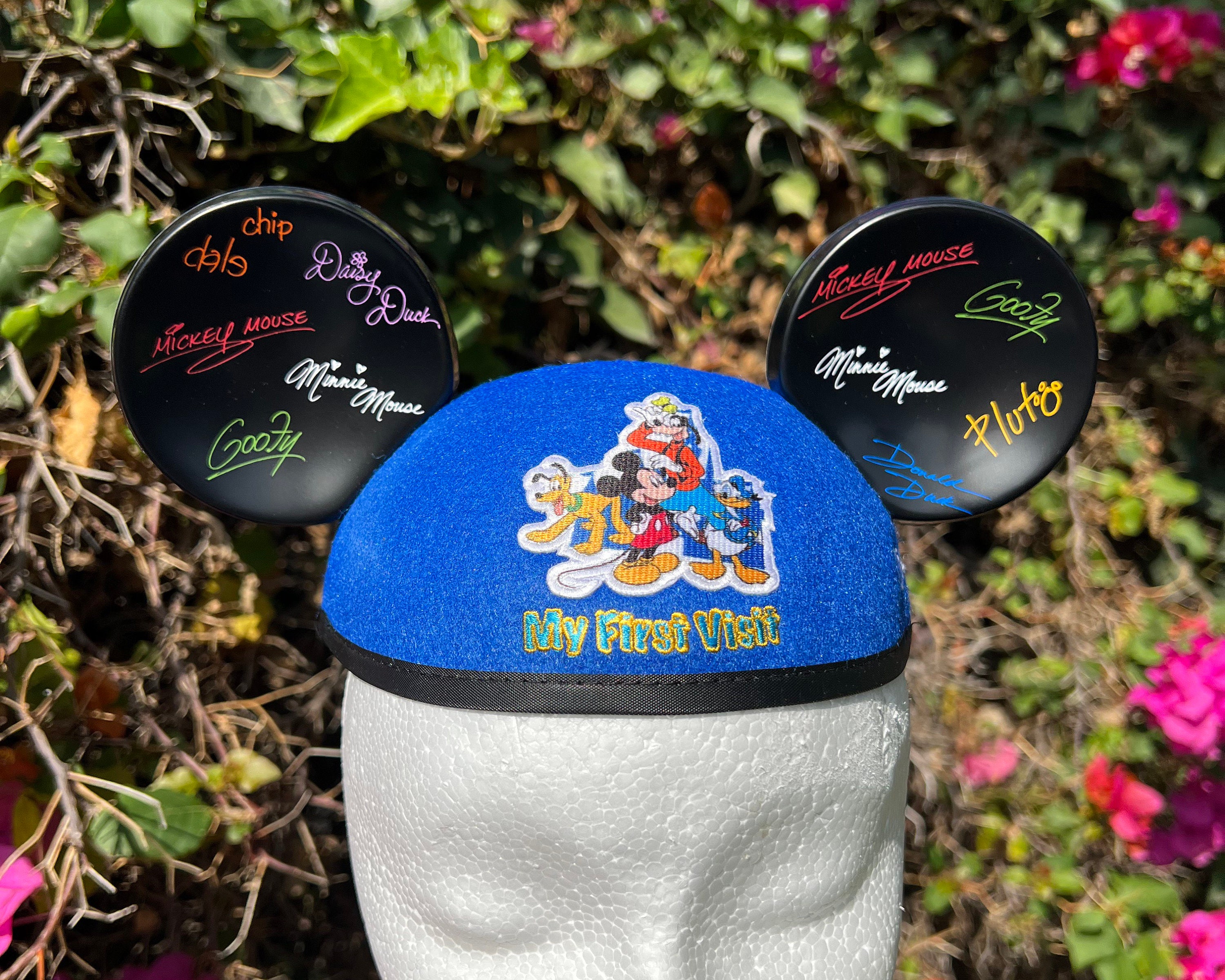 Personalized Disneyland My First Visit Ear Hat - Infant Size