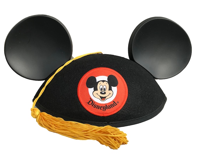 Personalized Class of 2026 Graduation Mickey Mouse Ear Hat with Tassel