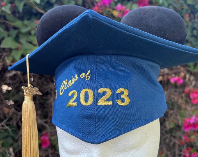 Class of 2023 Graduation Mickey Mouse Mortar Board with Tassel