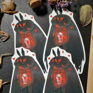 Mothman &#39;Bröthers of the Lamp&#39; 4.5&quot; Sticker