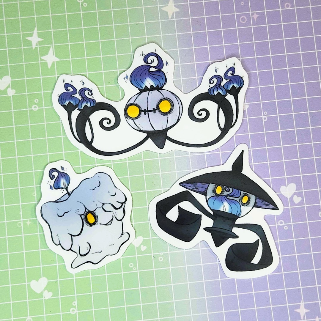 Litwick Evolution Sticker Pack - Etsy