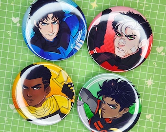 Insignias de botón de 2" de Batboys