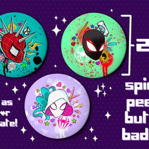 Spider Peeps 2&quot; Button Badges