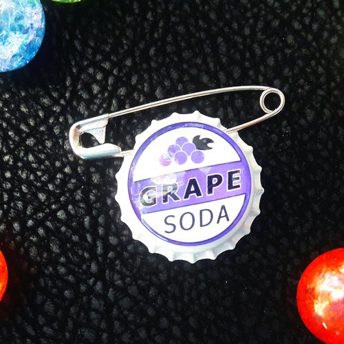 Orange Soda Ellie Badge Inspired Bottlecap Pin Disney Pixar Up - Etsy