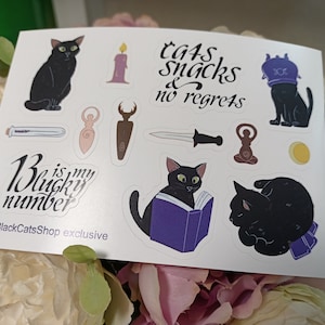 Autocollants pour chats vendus UNIQUEMENT AVEC d'AUTRES produits, les bénéfices seront reversés à une œuvre caritative