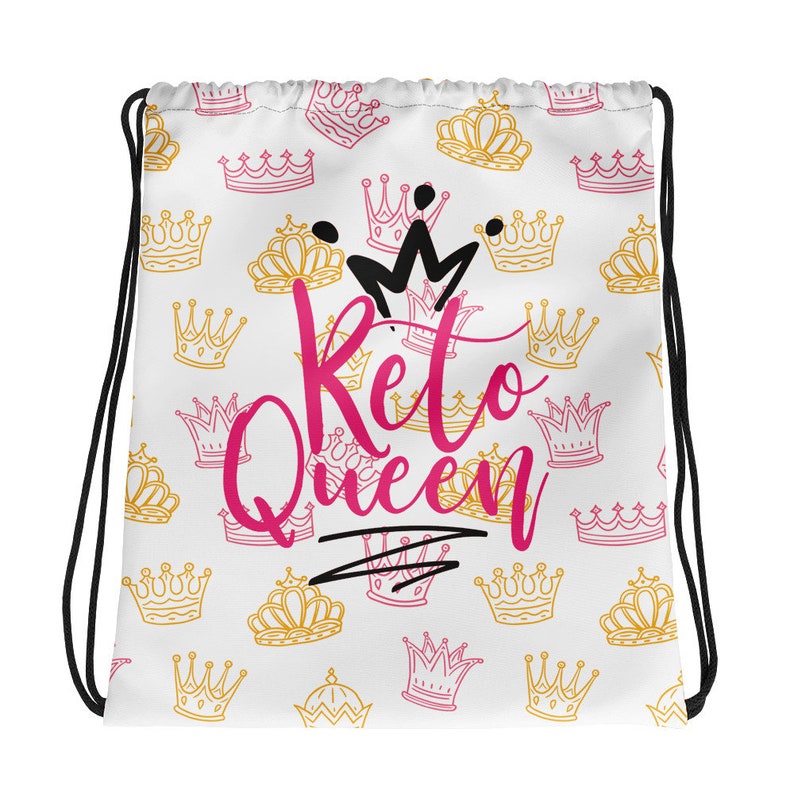 Keto Queen Drawstring bag