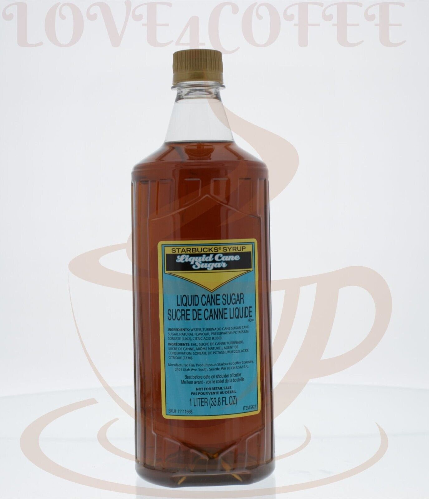 Starbucks Sugar Cane Syrup Etsy