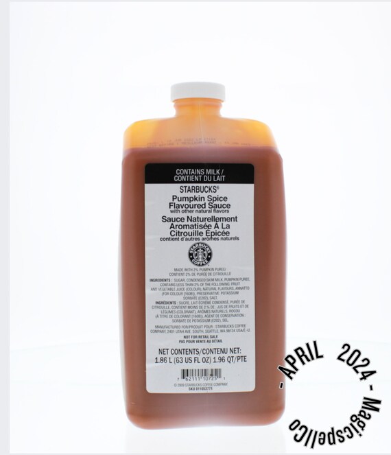 Starbucks 2024 pumpkin sauce