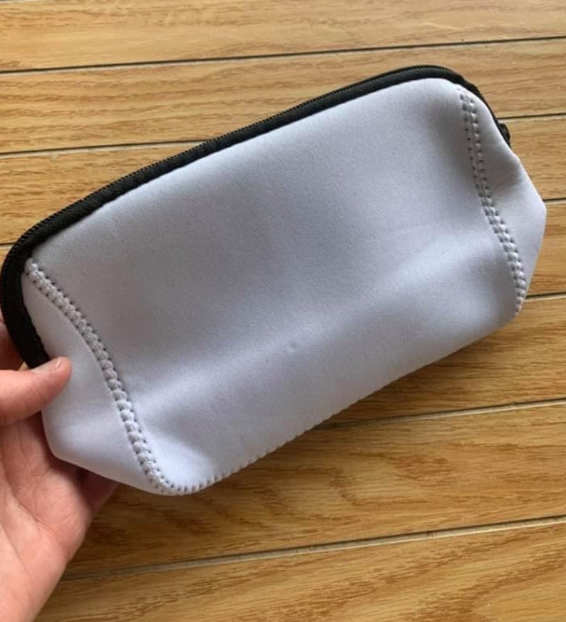 Neoprene Cosmetic Bag Bulk Sublimation Blanks White Blank Etsy