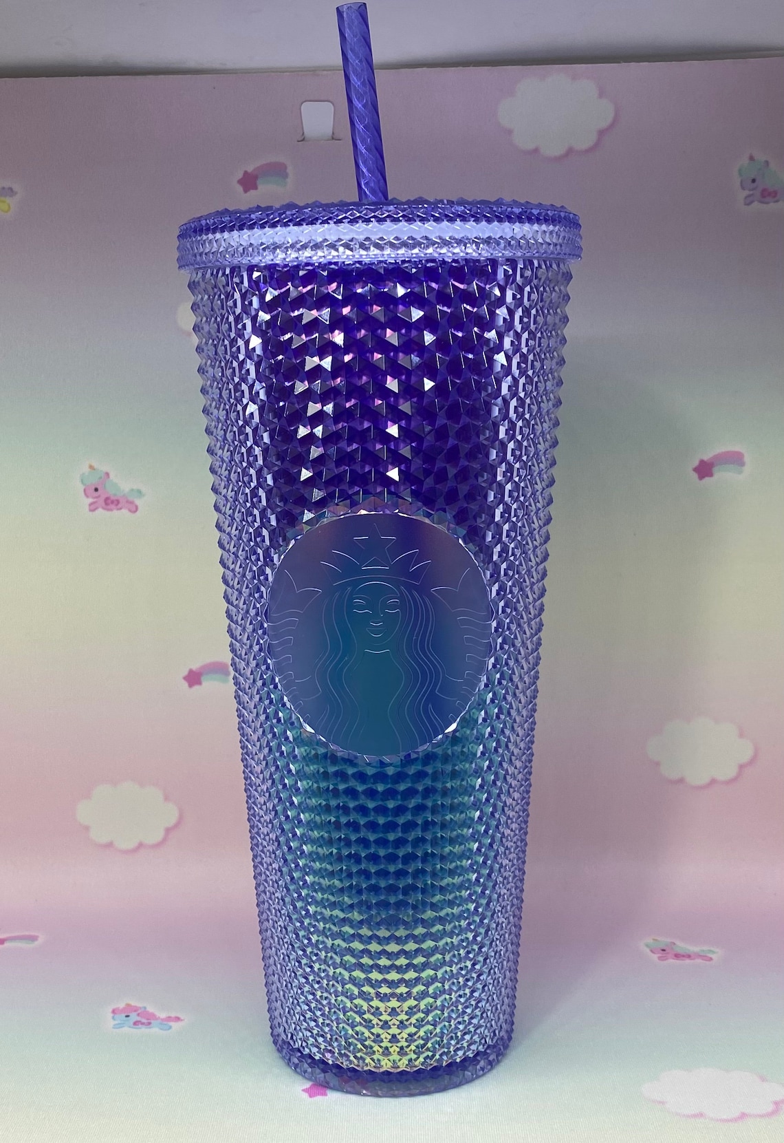 Starbucks Purple/Teal Studded Cup 24oz/Venti Etsy