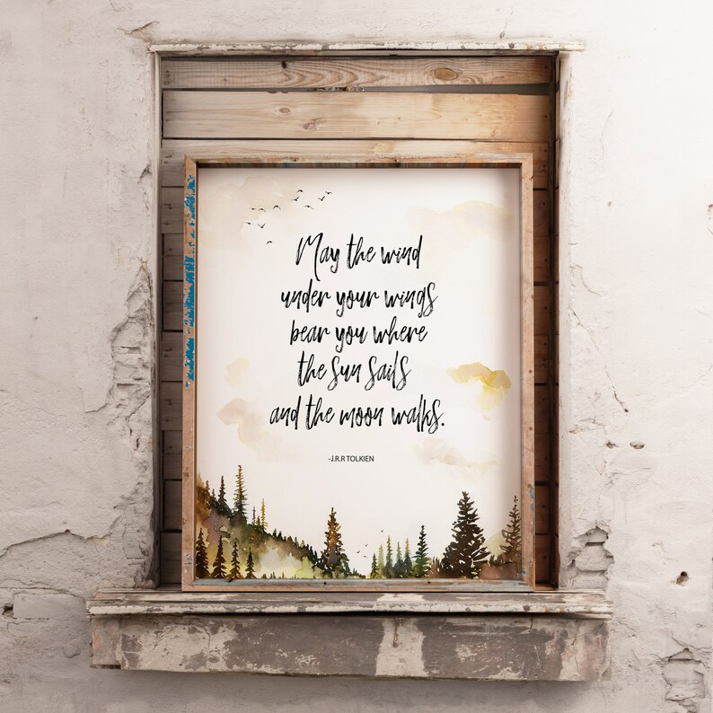 Jrr tolkien quote lotr lord of the rings poster tolkien | Etsy