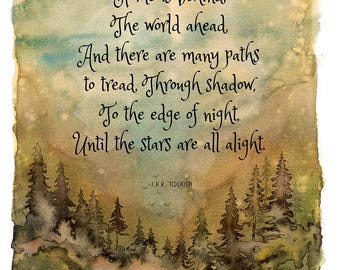 fantasy Watercolor Print: Fantasy Wall Art