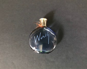 worth perfume blue bottle