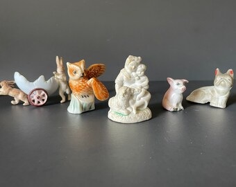 5 Vintage and Antique Small Figurines