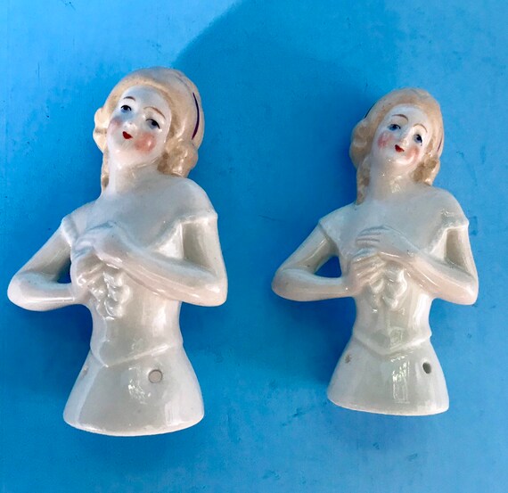 porcelain half dolls