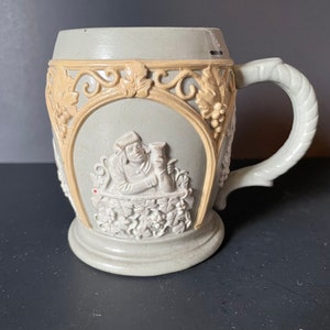 Antique Villeroy and Boch Mettlach Beer Mug 1/4L