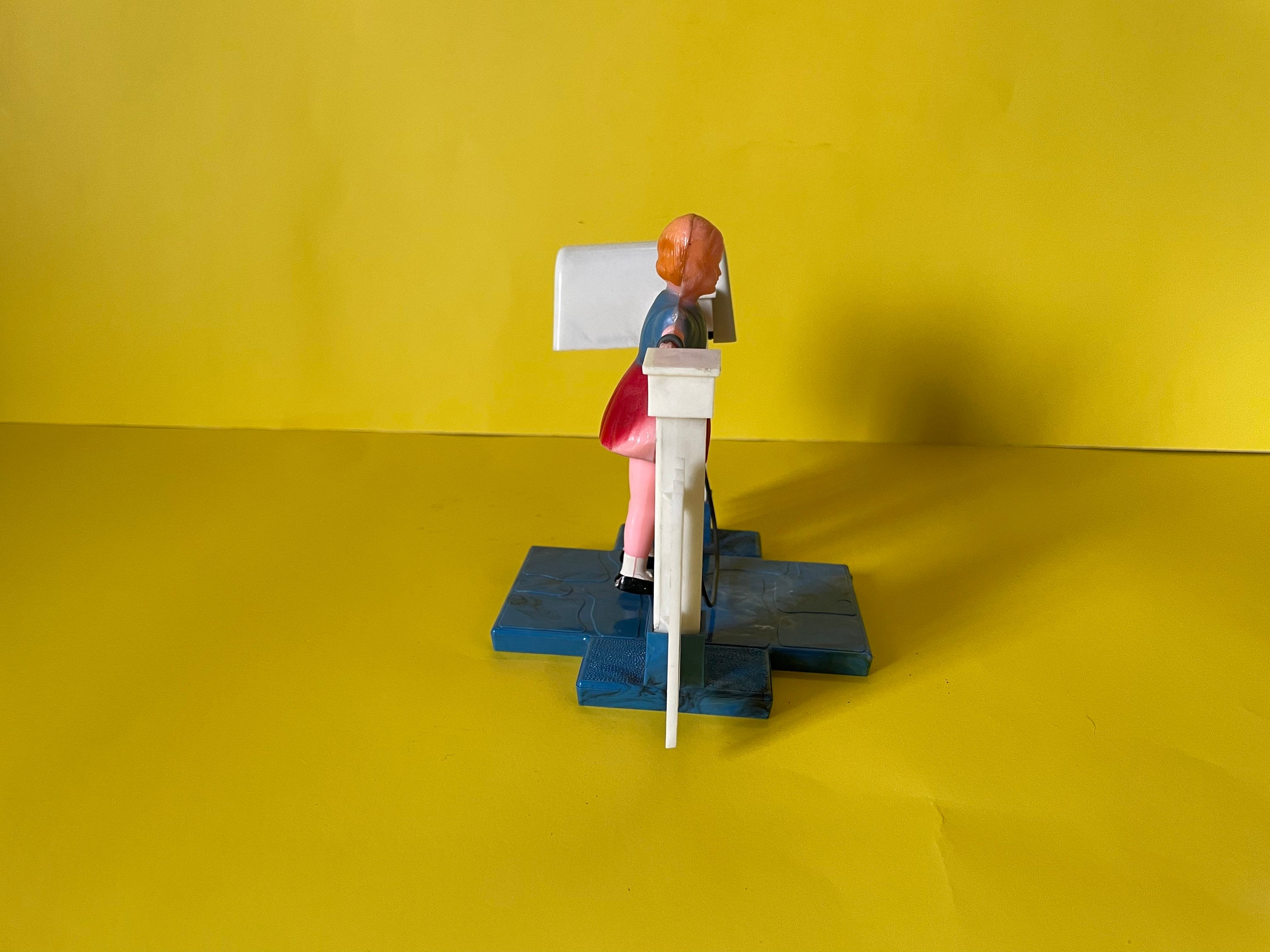 Vintage Plasco Rope Jumping Doll Girl Wind up Toy Etsy