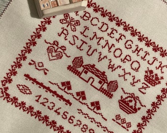 Cross stitch sampler Cross stitch