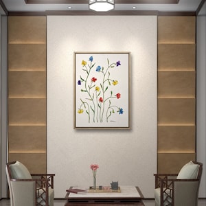 Colorful Watercolor Flowers Painting