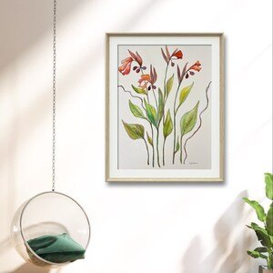Tropical Watercolor Flowers